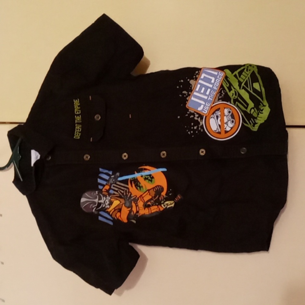 Star Wars Kids Button Down Shirt